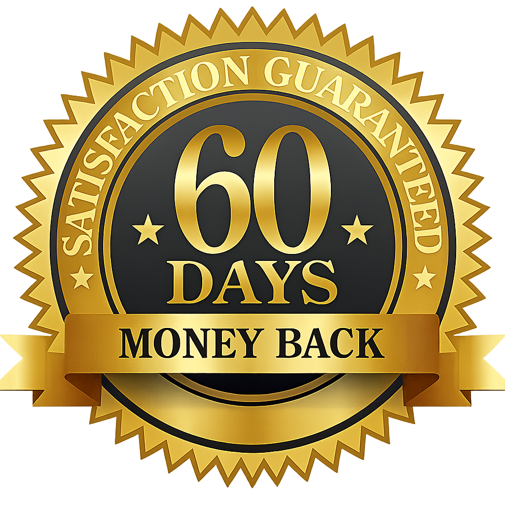 60-Day Money Back Guarantee